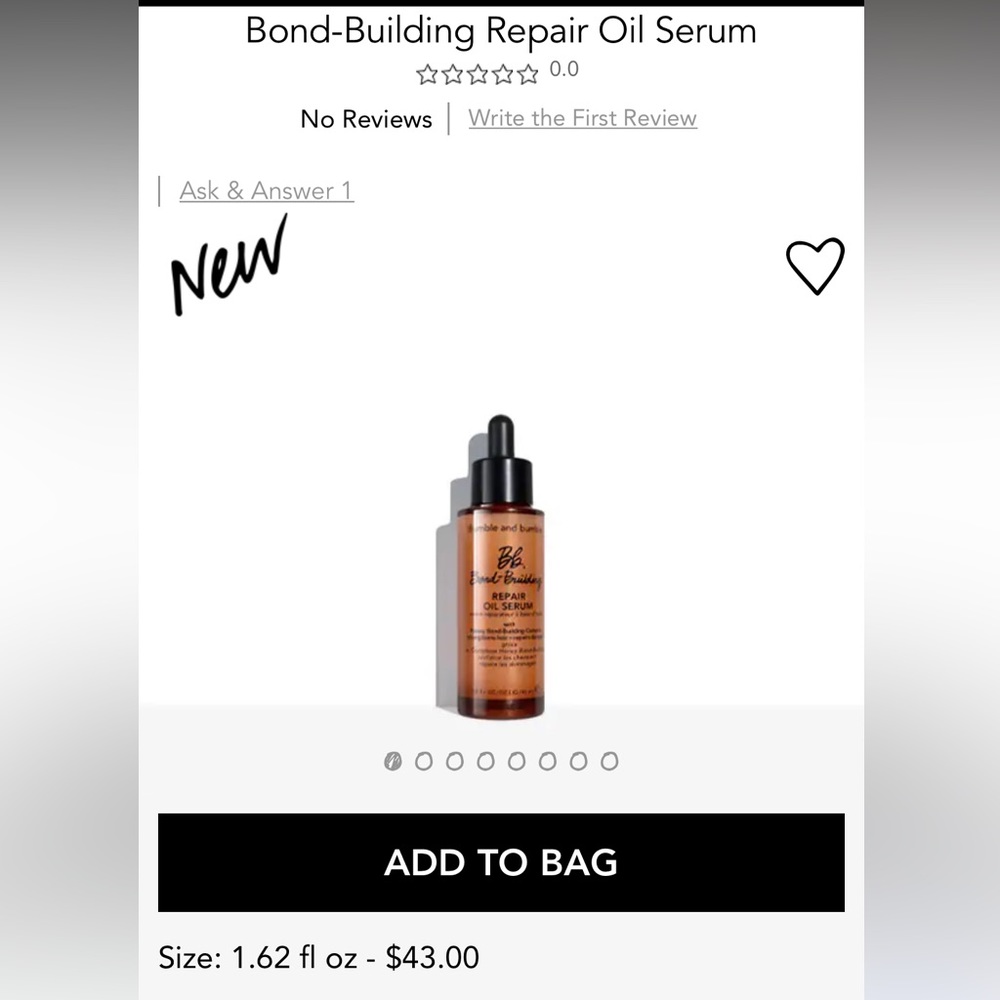 Bond-Building Repair Oil Serum